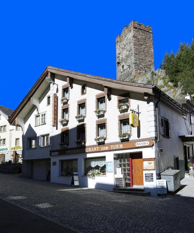 Gasthaus Pension Zum Turm Hospental Exterior photo