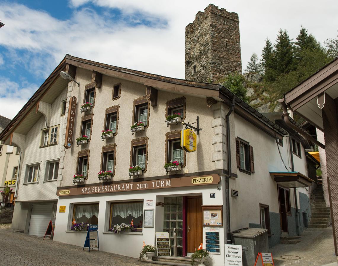 Gasthaus Pension Zum Turm Hospental Exterior photo